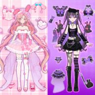 com.love.idol.dressup.doll.makeover.avatar.makeup.games logo