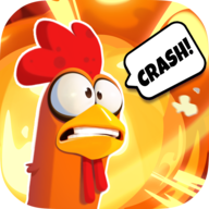 com.redpocket.chickencrash logo