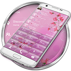 com.modoohut.dialer.theme.expinkflowerglass logo