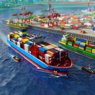 com.pixelfederation.portcity.ship.tycoon.strategy.simulation logo