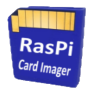 com.redrobe.raspicardimager logo