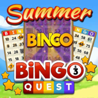 com.dg.turbonuke.bingo.quest.summer.garden logo