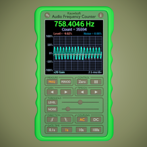 com.keuwl.audiofrequencycounter logo