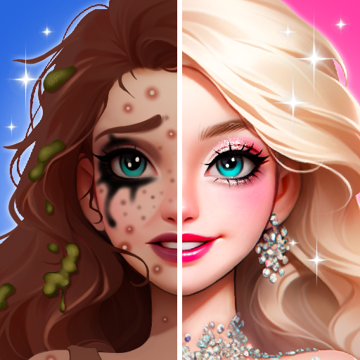 beauty.merge.makeover.game.makeup logo