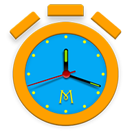 com.milleniumapps.freealarmclock logo