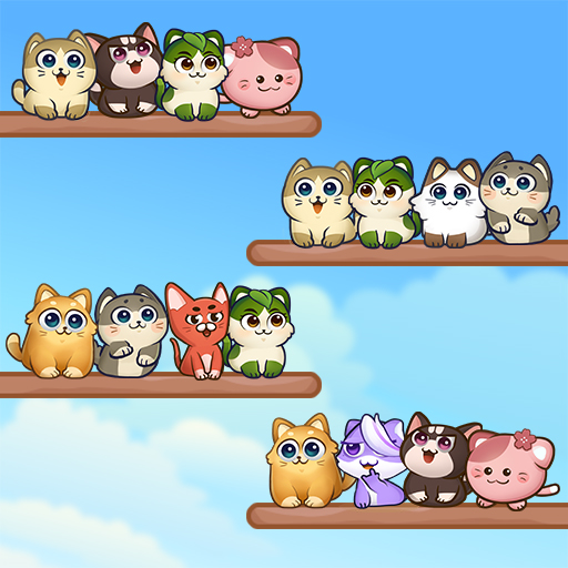 cat.sort.puzzle.cute.kitten.color.game logo