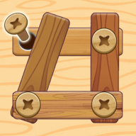 com.sn.wood.nuts.and.bolts.puzzle.game logo