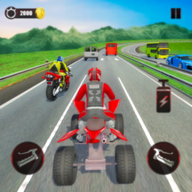 com.gamestr.atv.traffic.racer.kart logo