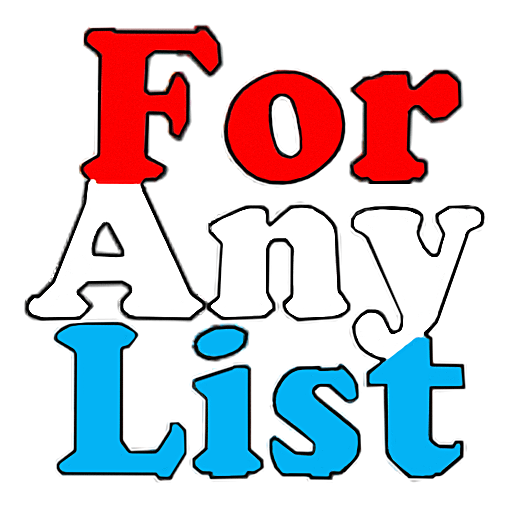 com.foranylist.foranylistfree logo