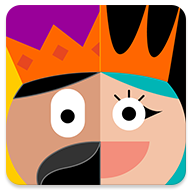 com.avokiddo.games.thinkrolls_kings_and_queens logo