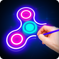 com.creative.draw.finger.spinner logo