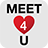 com.wildec.dating.meet4u logo