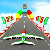 com.interbolt.impossibletracks.airplane.ramp.stunt.racinggames logo