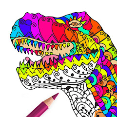 com.dinosaurcoloringpages.adultcolouringbooks logo