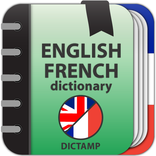 com.dictamp.englishfrench logo