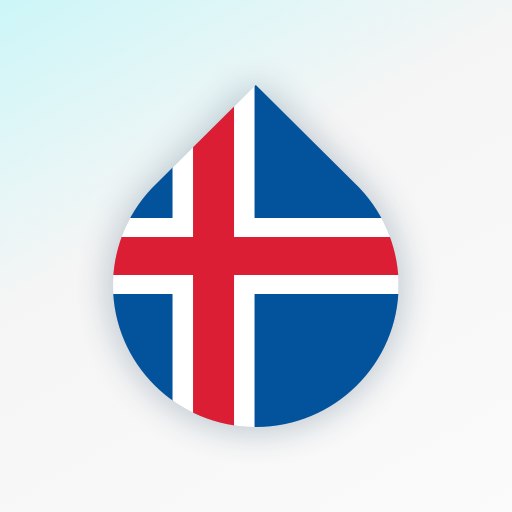 com.languagedrops.drops.learn.learning.speak.language.icelandic.words logo