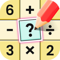 math.crossmath.game.puzzle.free.easyfun.number.sudoku.match logo